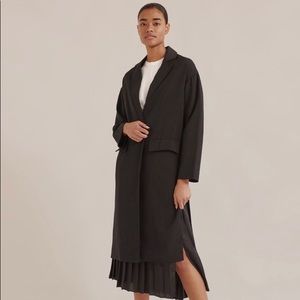 Courtney Lightweight Button-Front Coat